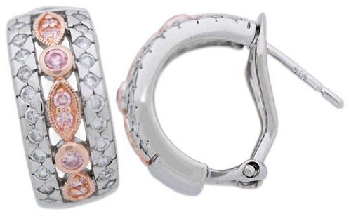 Clutchless Three Row Earrings